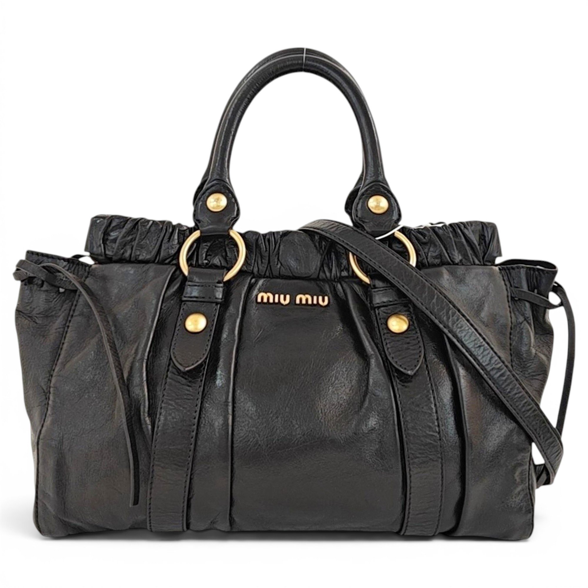 Leather handbag