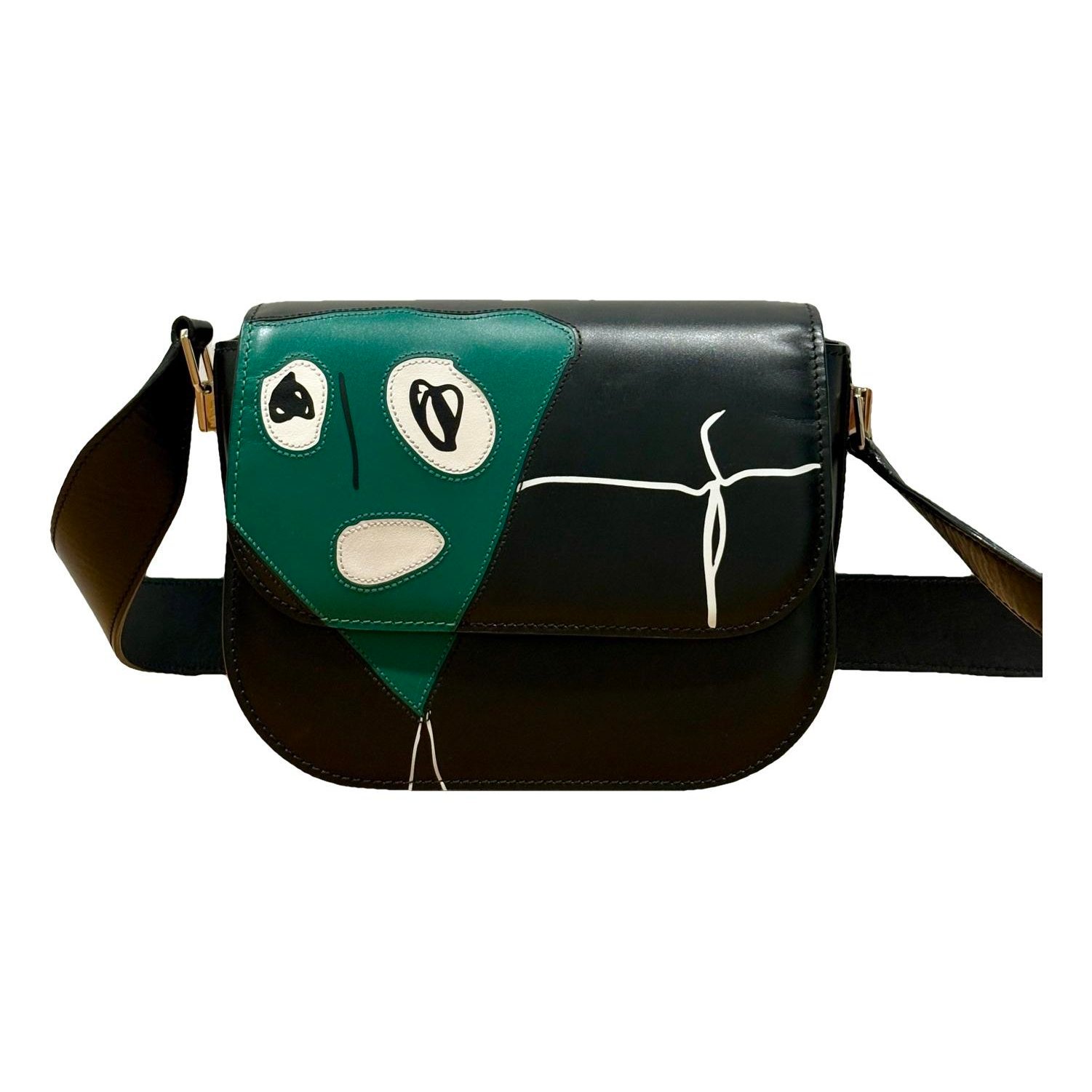 Leather crossbody bag