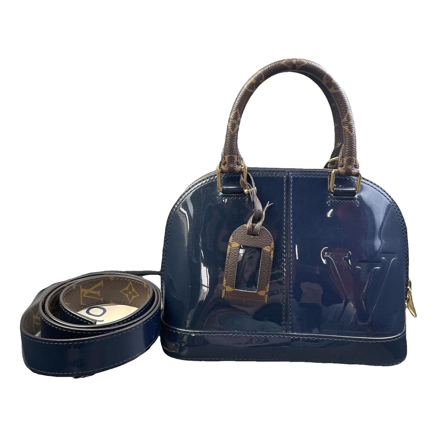 Alma BB patent leather handbag
