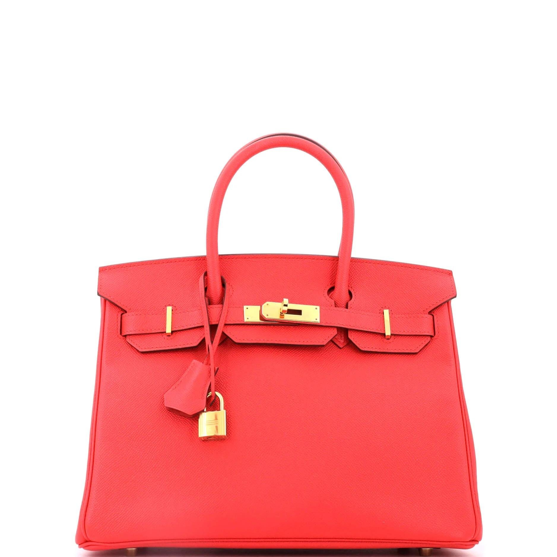 Birkin 30 leather handbag