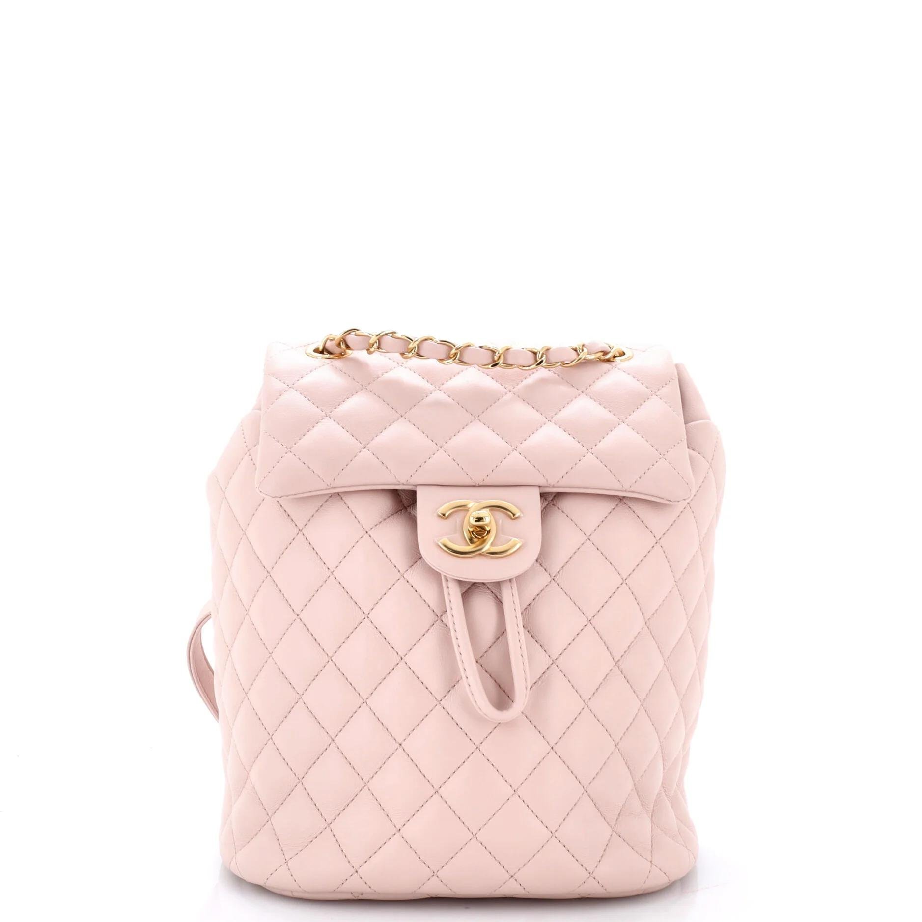 Leather backpack