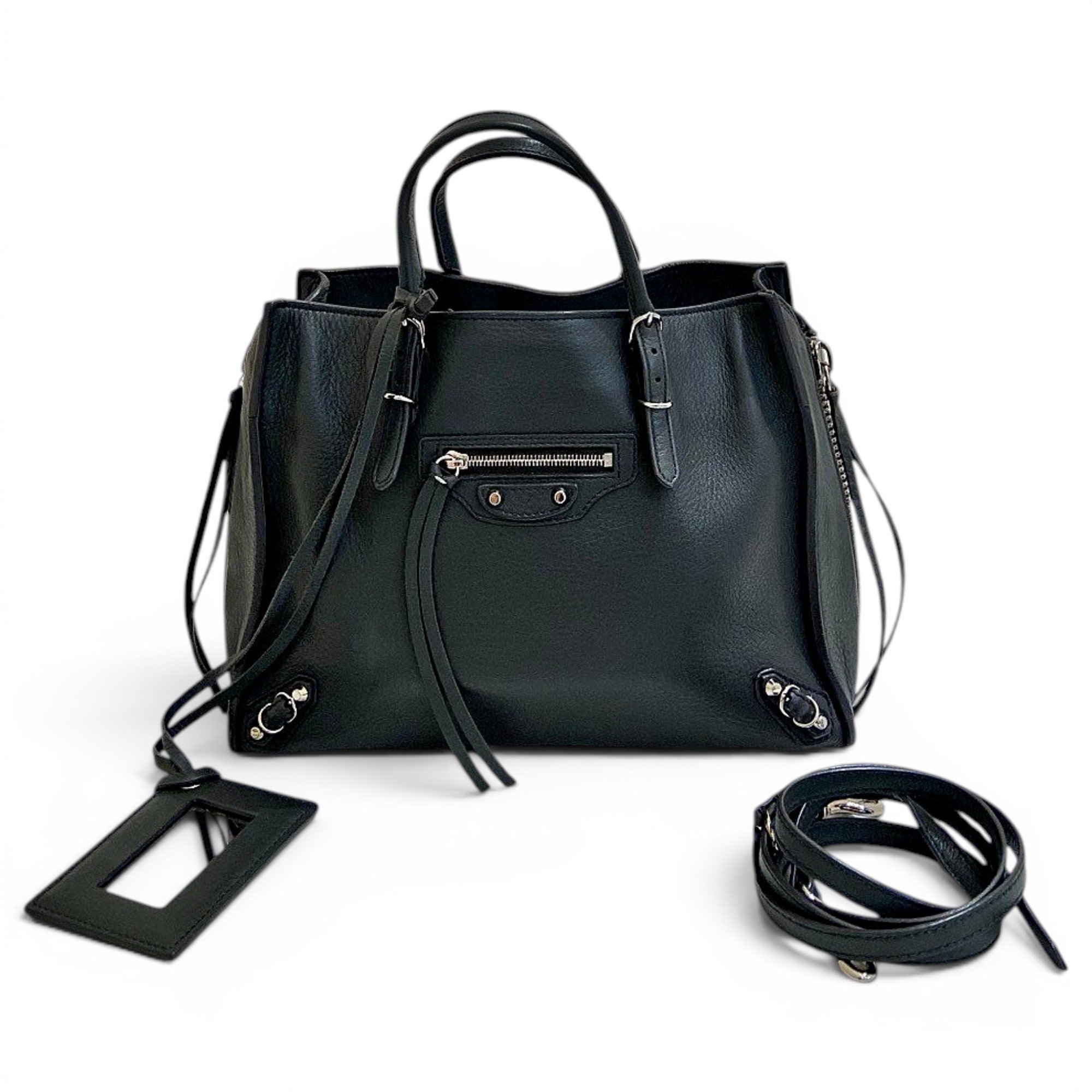 Balenciaga Papier leather handbag
