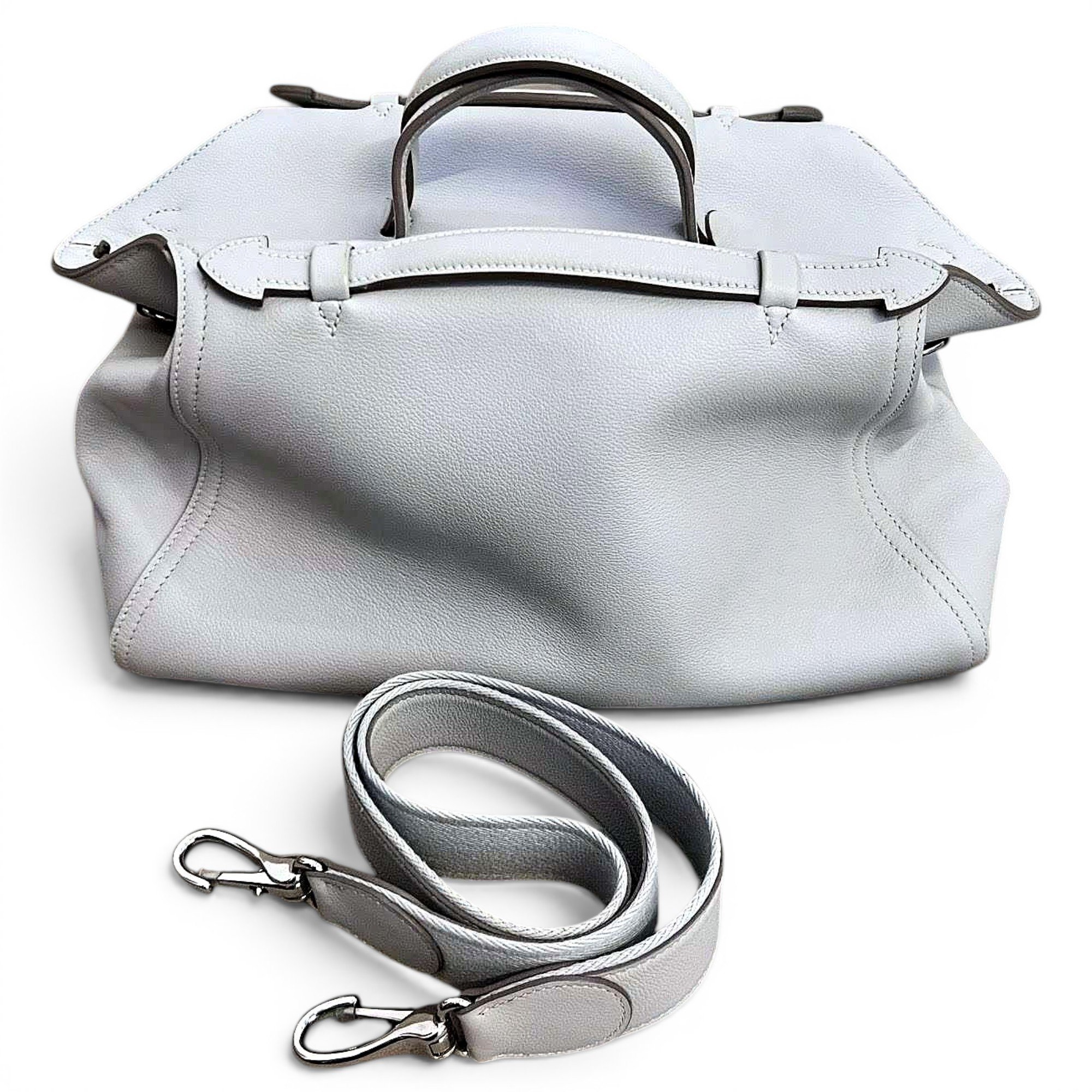 Oxer leather handbag
