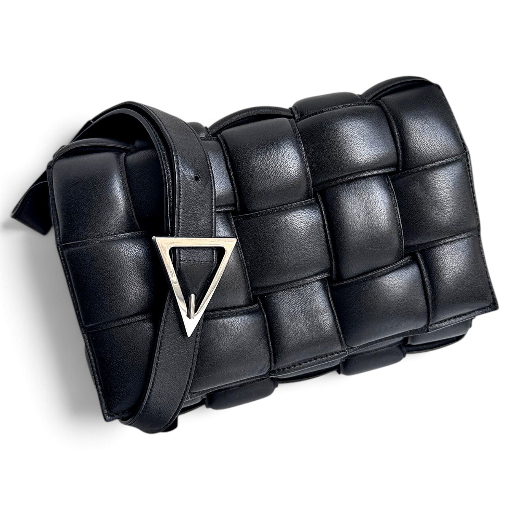 Cassette Padded leather handbag