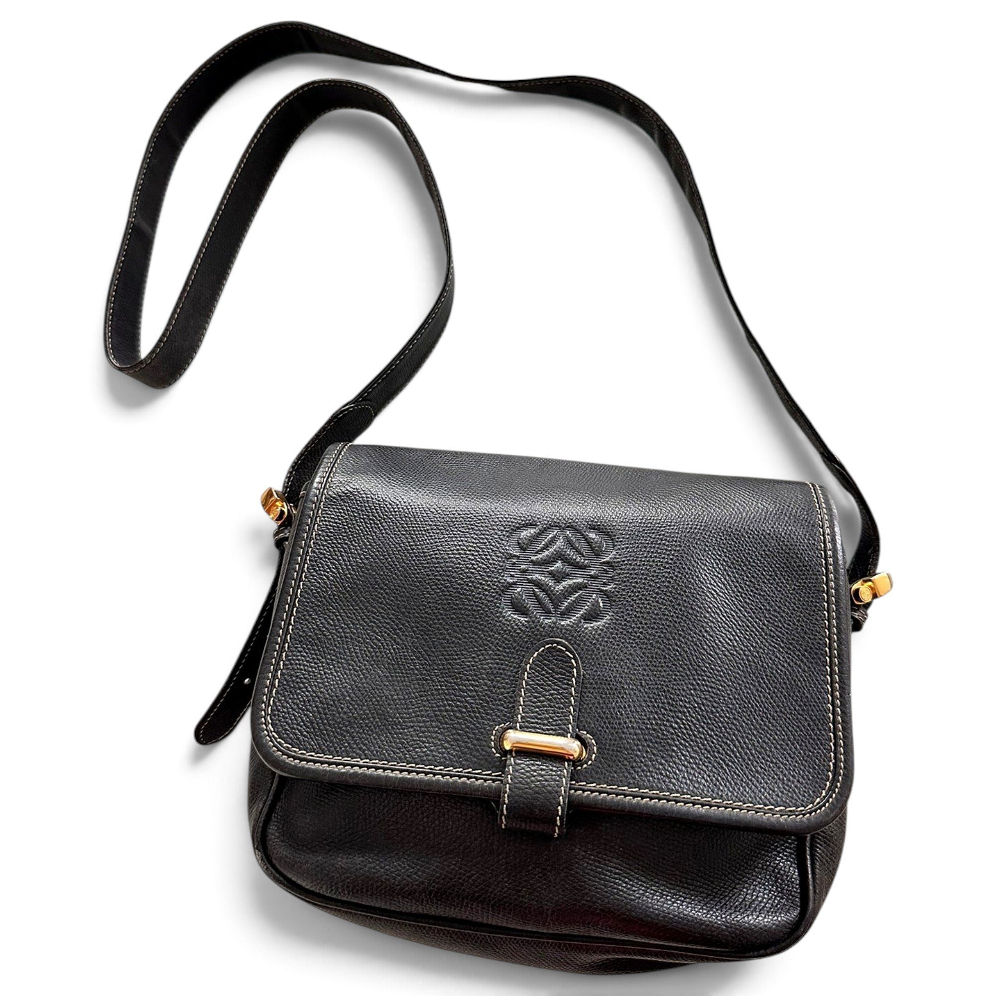 Gate leather crossbody bag