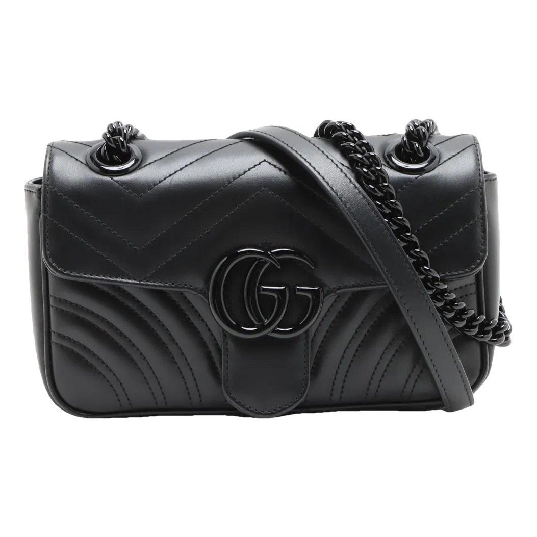 GG Marmont Flap leather crossbody bag