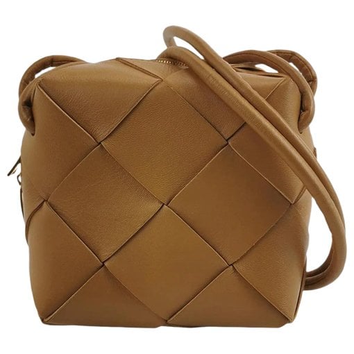 Cassette leather handbag
