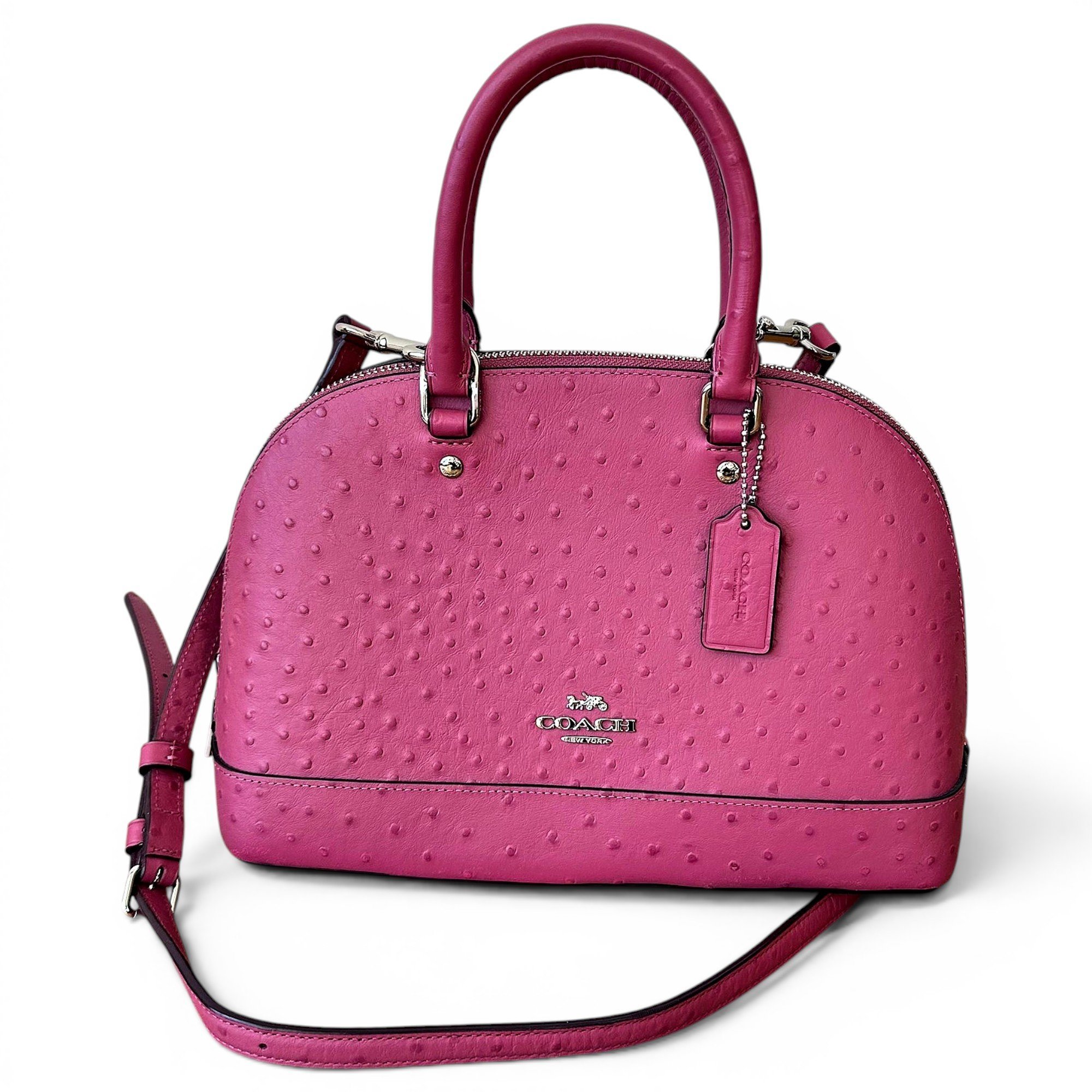 Cartable mini sierra leather handbag