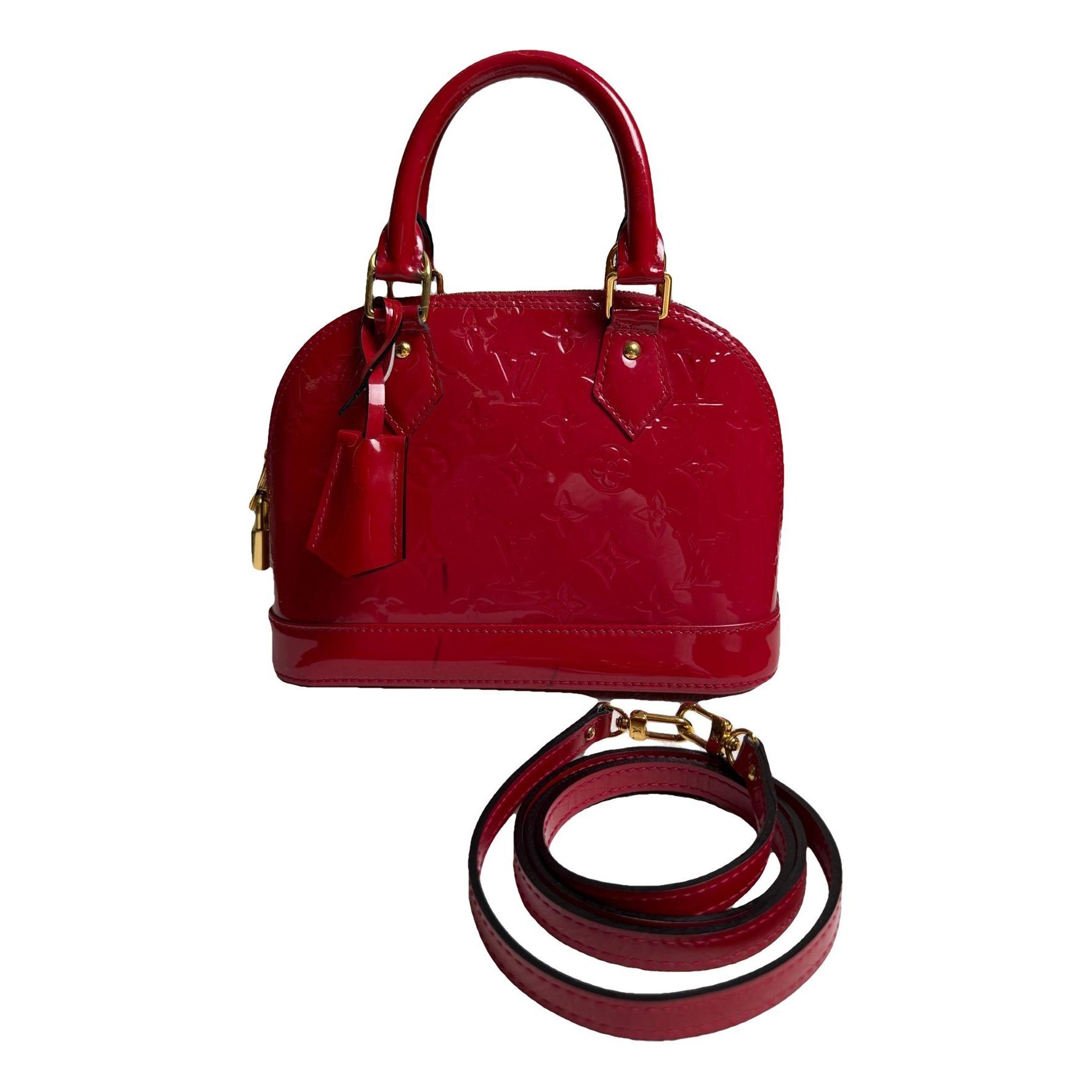 Alma BB patent leather handbag