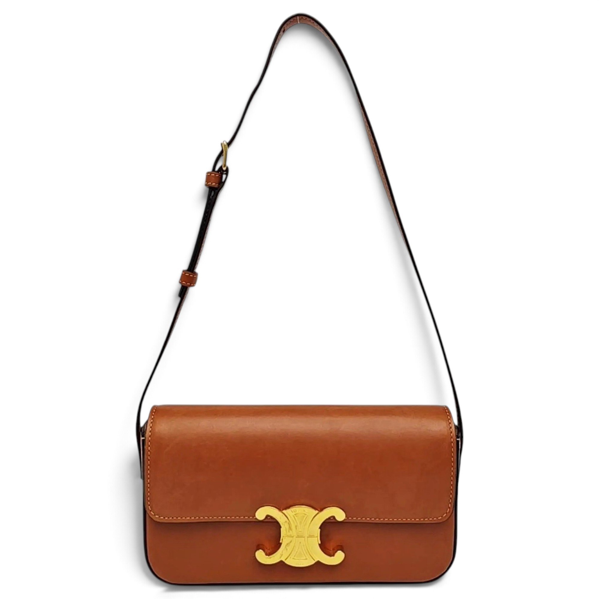 Triomphe leather handbag