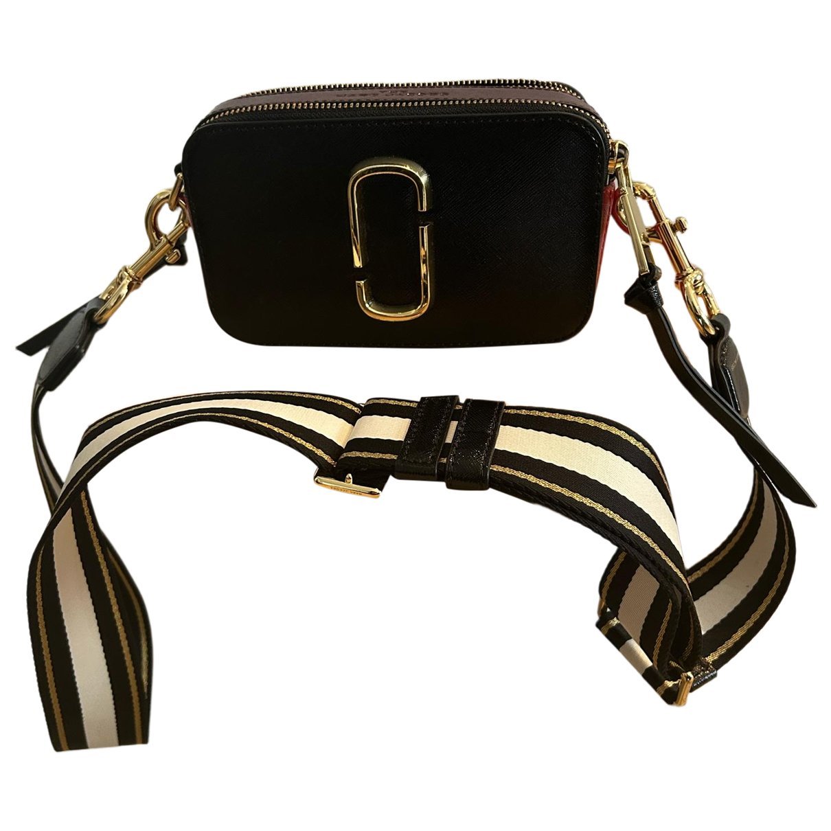 Snapshot leather crossbody bag