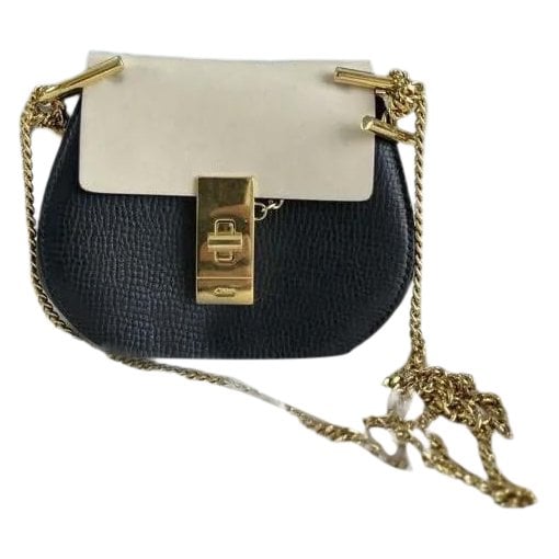 Drew leather handbag