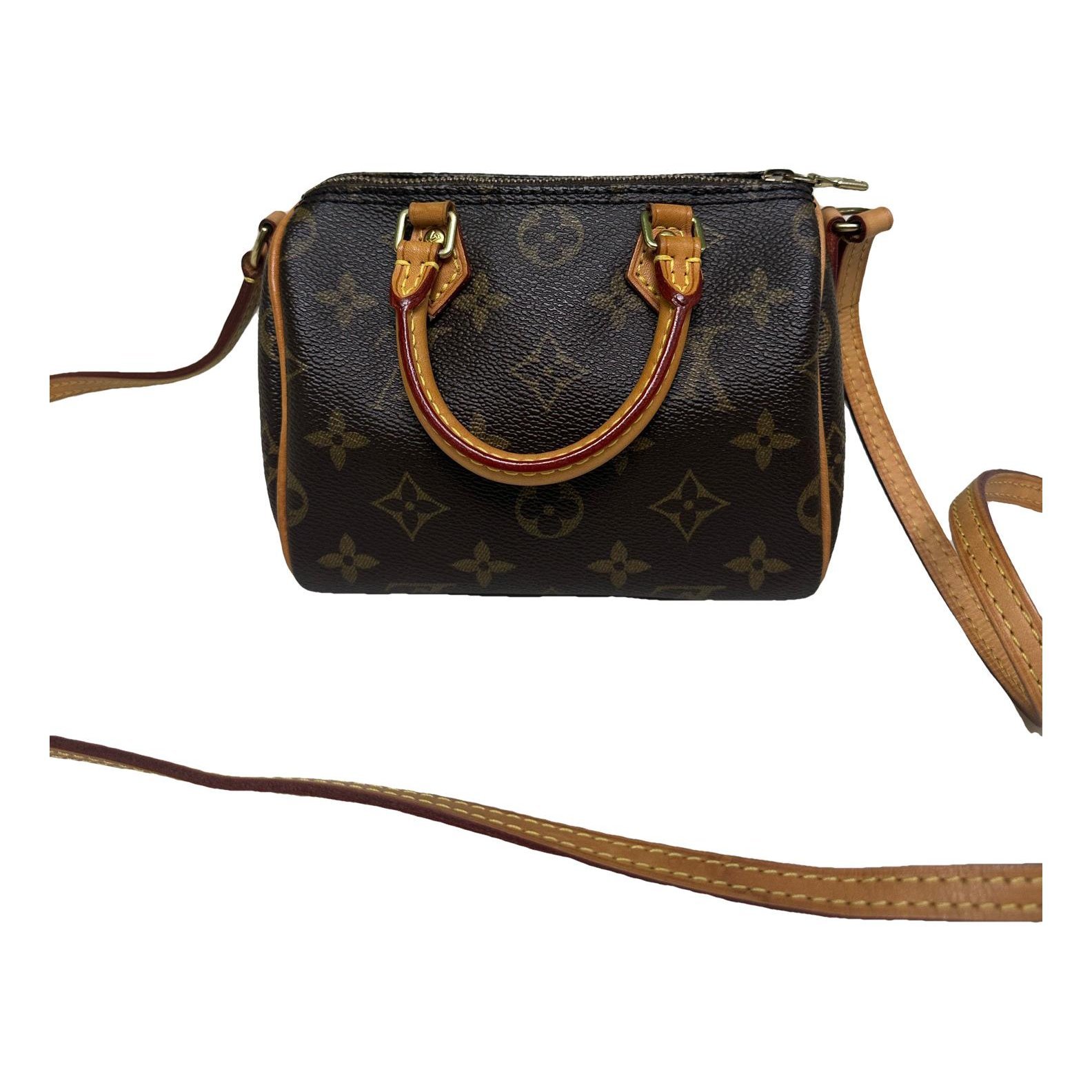 Nano Speedy / Mini HL leather handbag