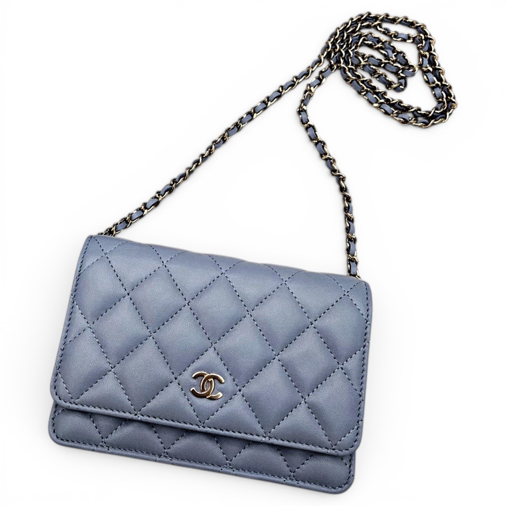 Wallet On Chain Timeless/Classique leather crossbody bag