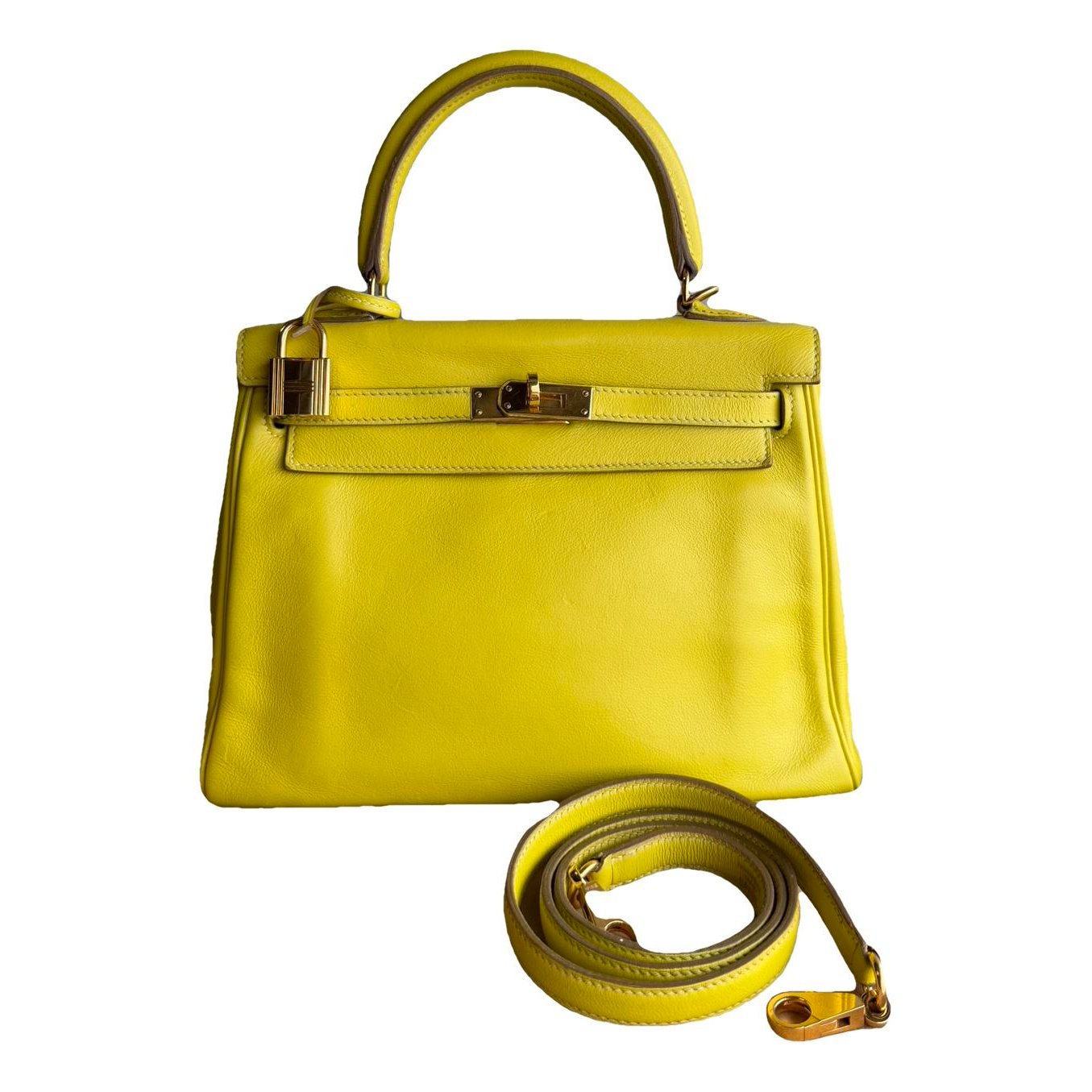 Kelly 25 leather handbag