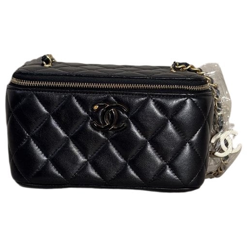 Trendy CC Vanity leather handbag