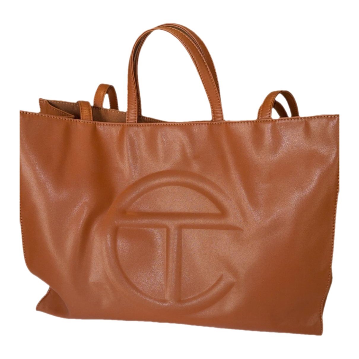 Telfar Large Shopping Bag patent leather handbag