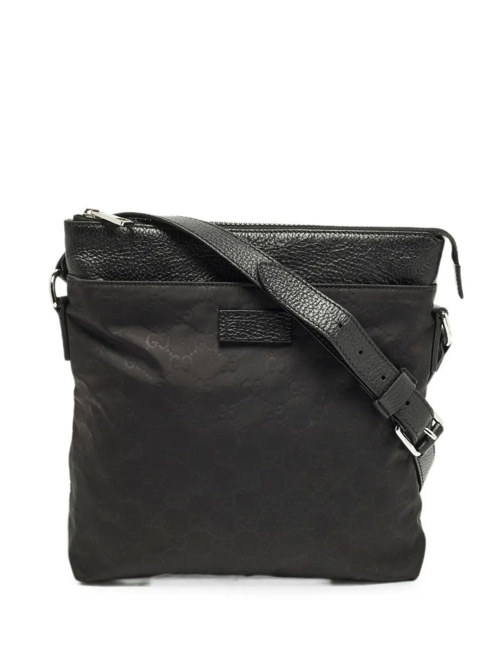 GG leather messenger bag
