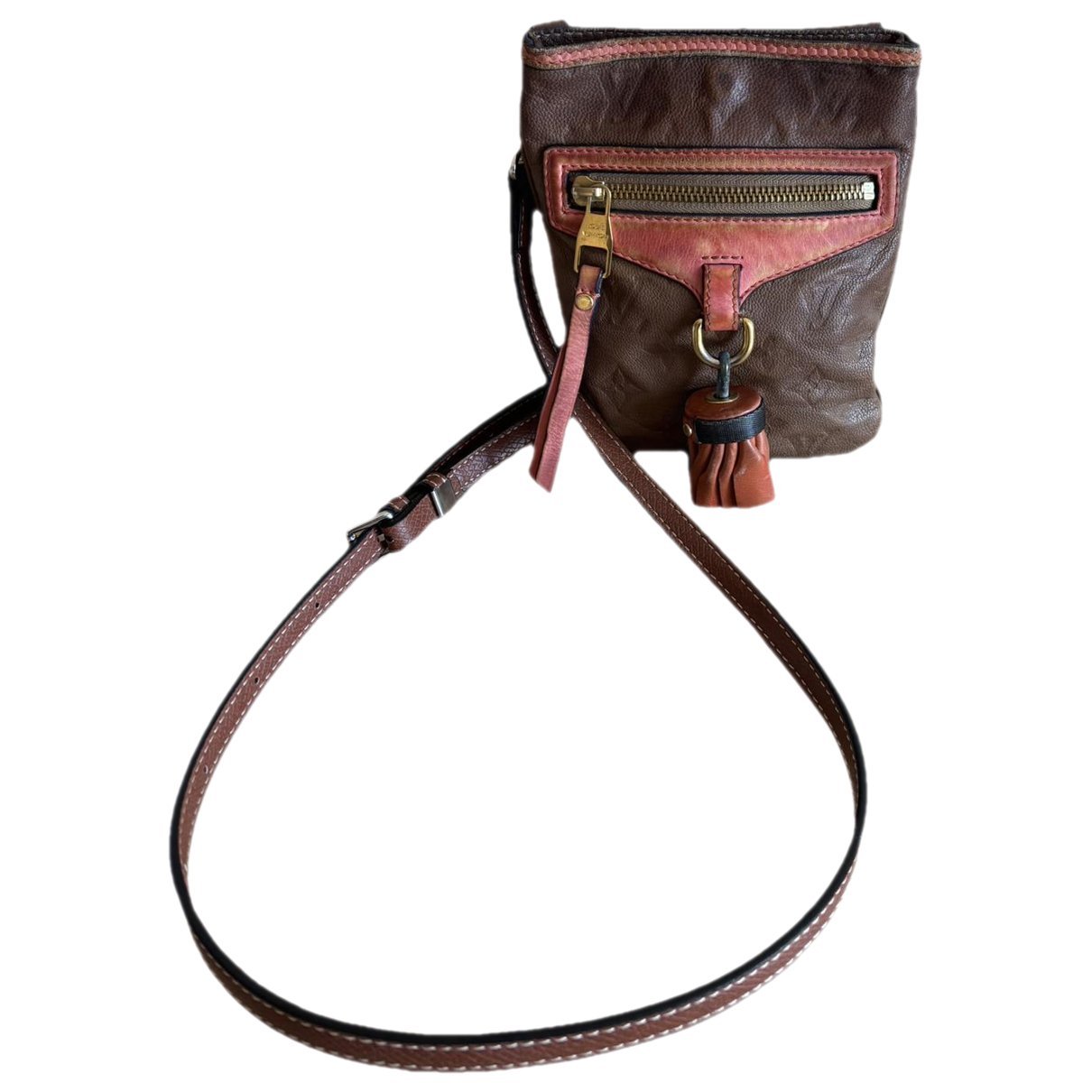 Leather crossbody bag