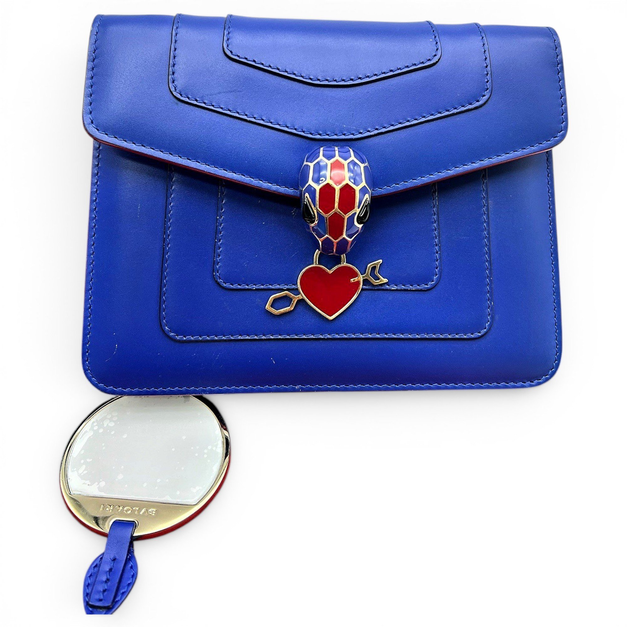 Bvlgari Serpenti leather handbag