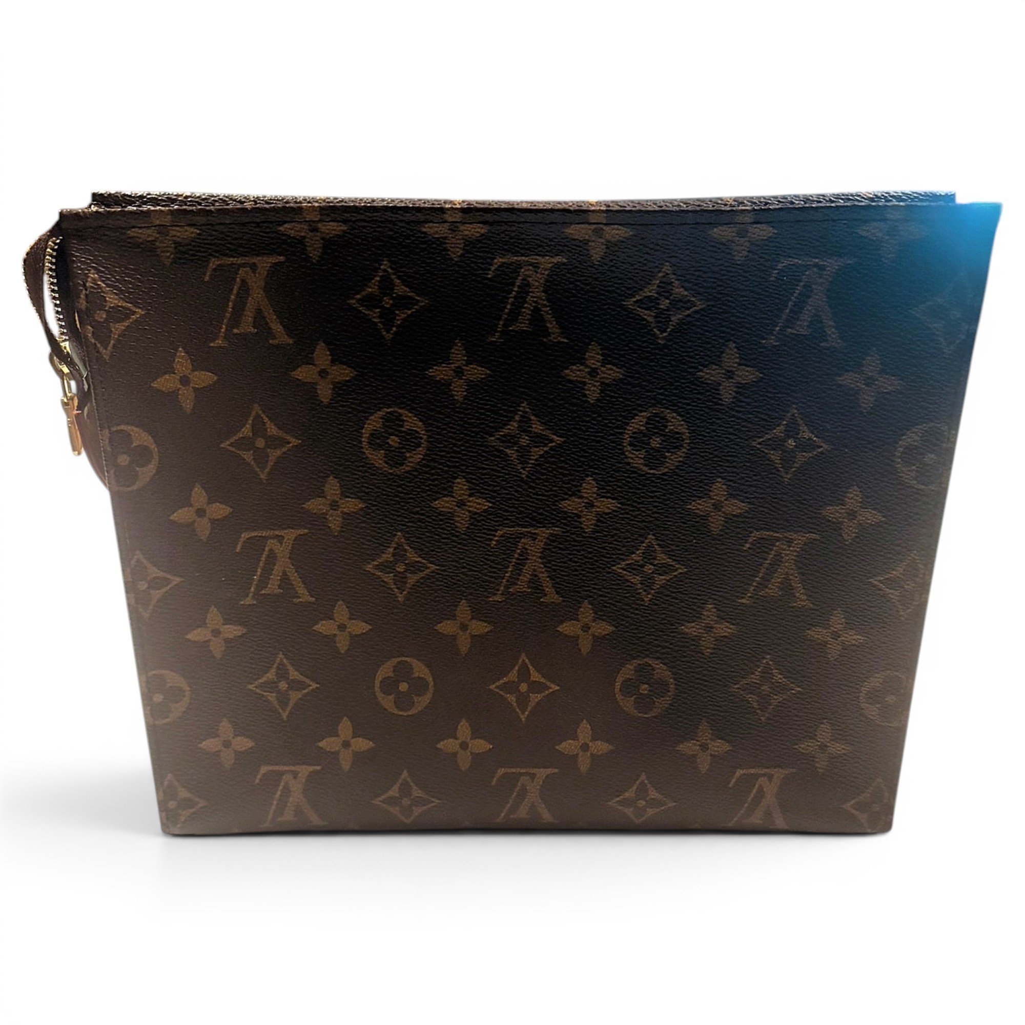Leather vanity case