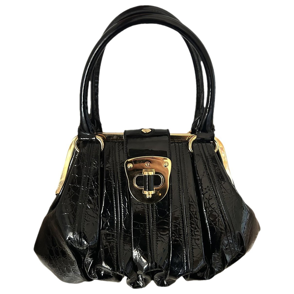 Alexander McQueen Legend patent leather tote