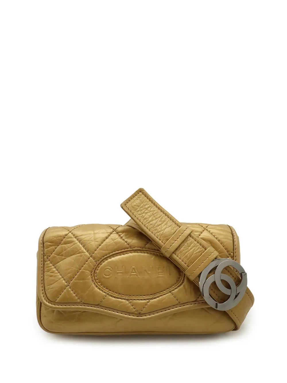 2005-2006 Quilted Aged Calfskin Vintage Ligne Messenger Flap crossbody bag