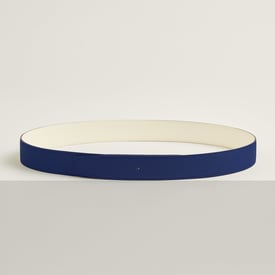 Reversible leather strap 32 mm