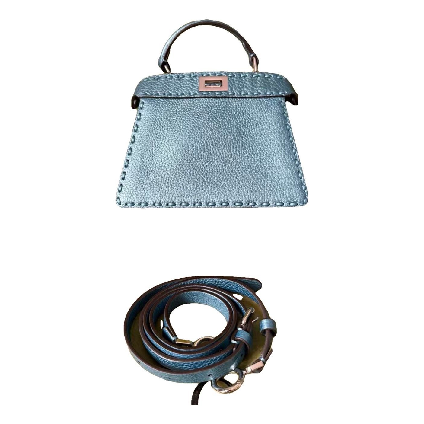 Peekaboo leather handbag