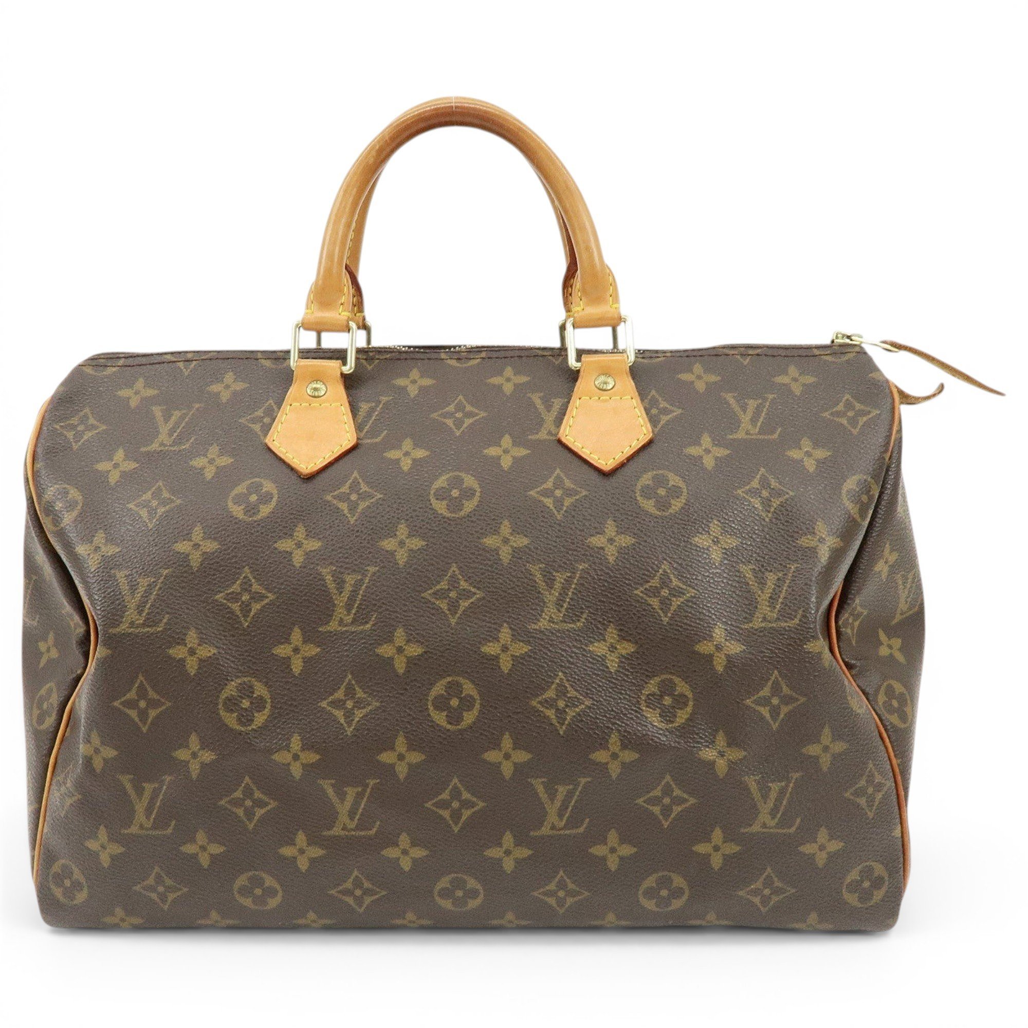 Speedy leather handbag