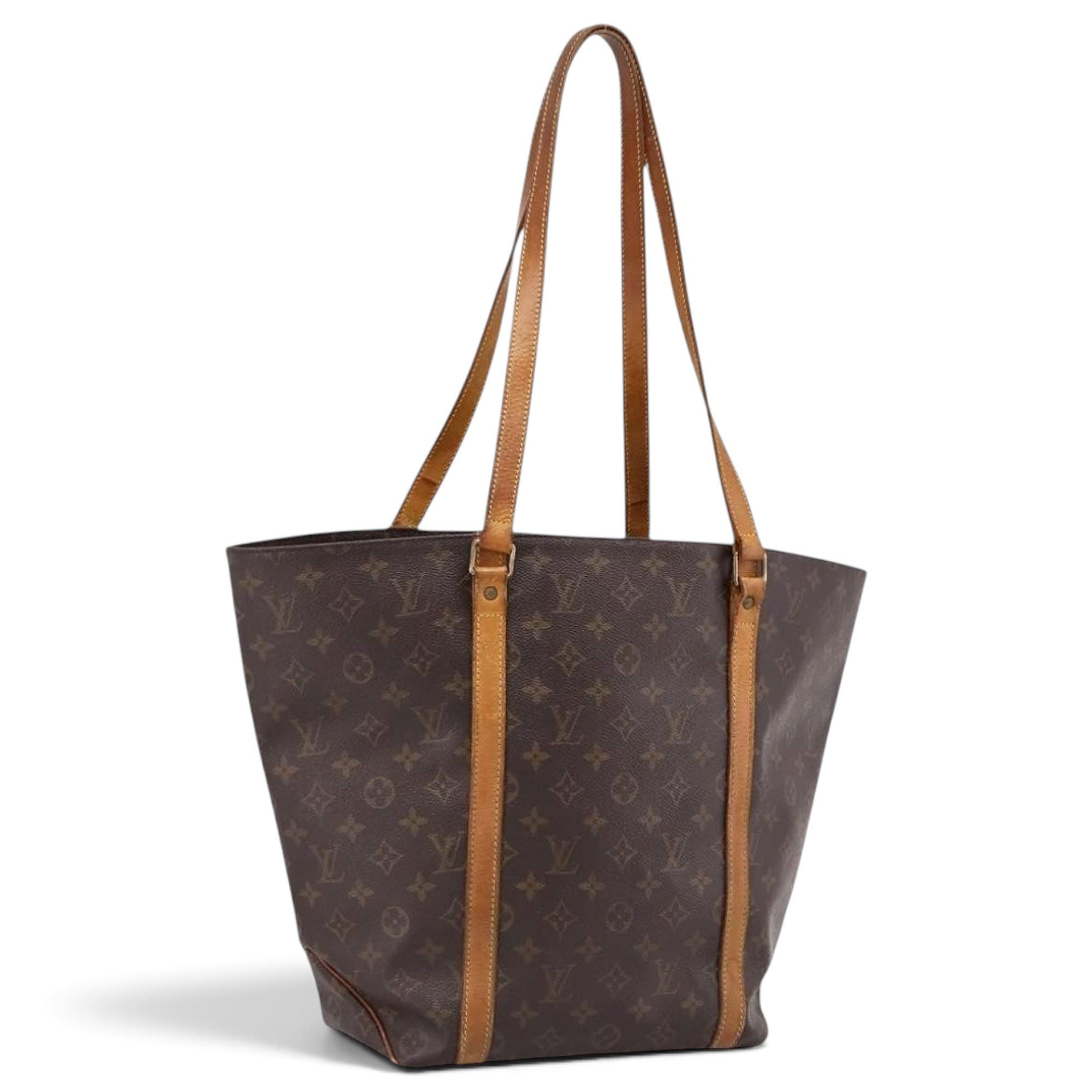 Shopping leather tote