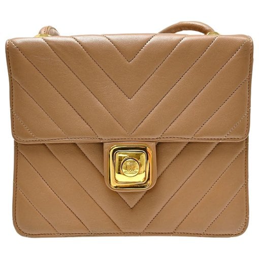 Trendy CC Flap leather handbag