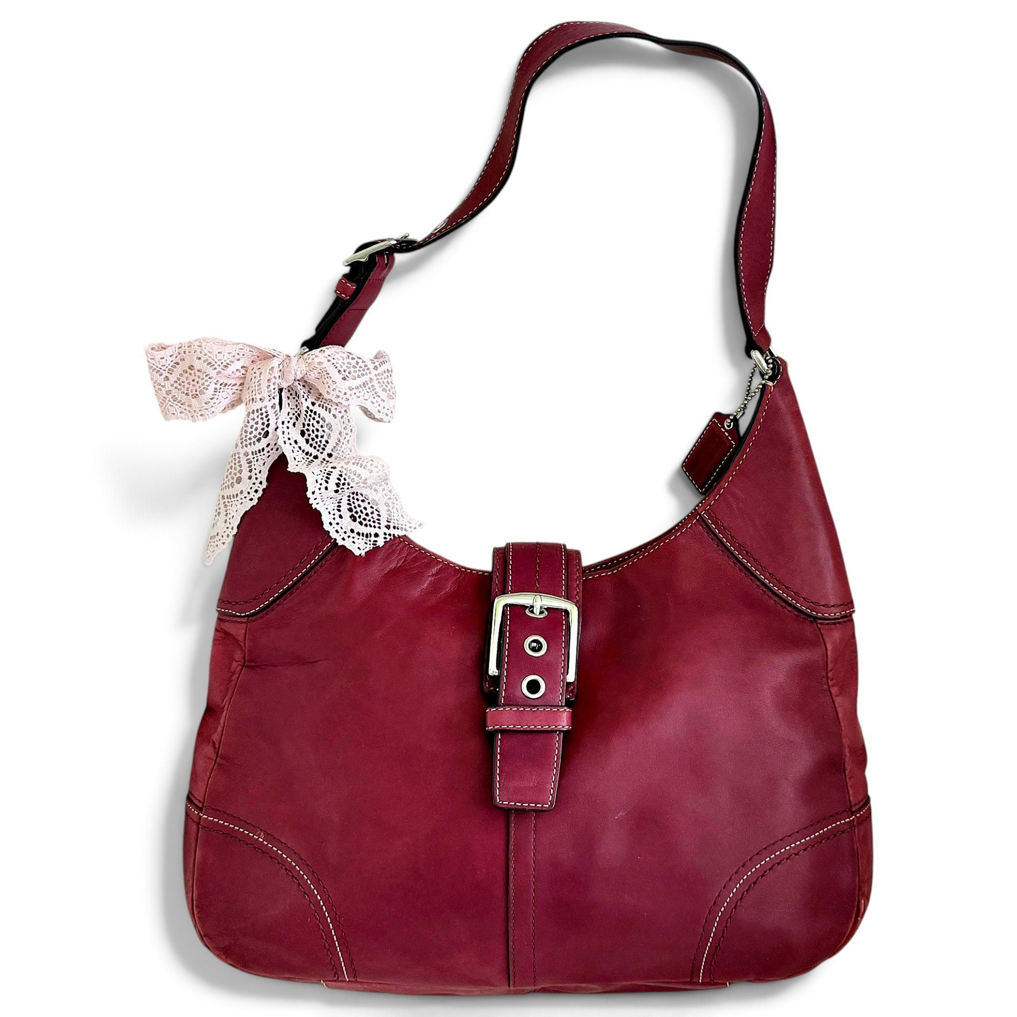 Hamilton Hobo leather handbag