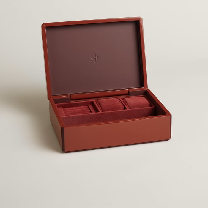 Acajou Facettes H En Dedale Watch Box