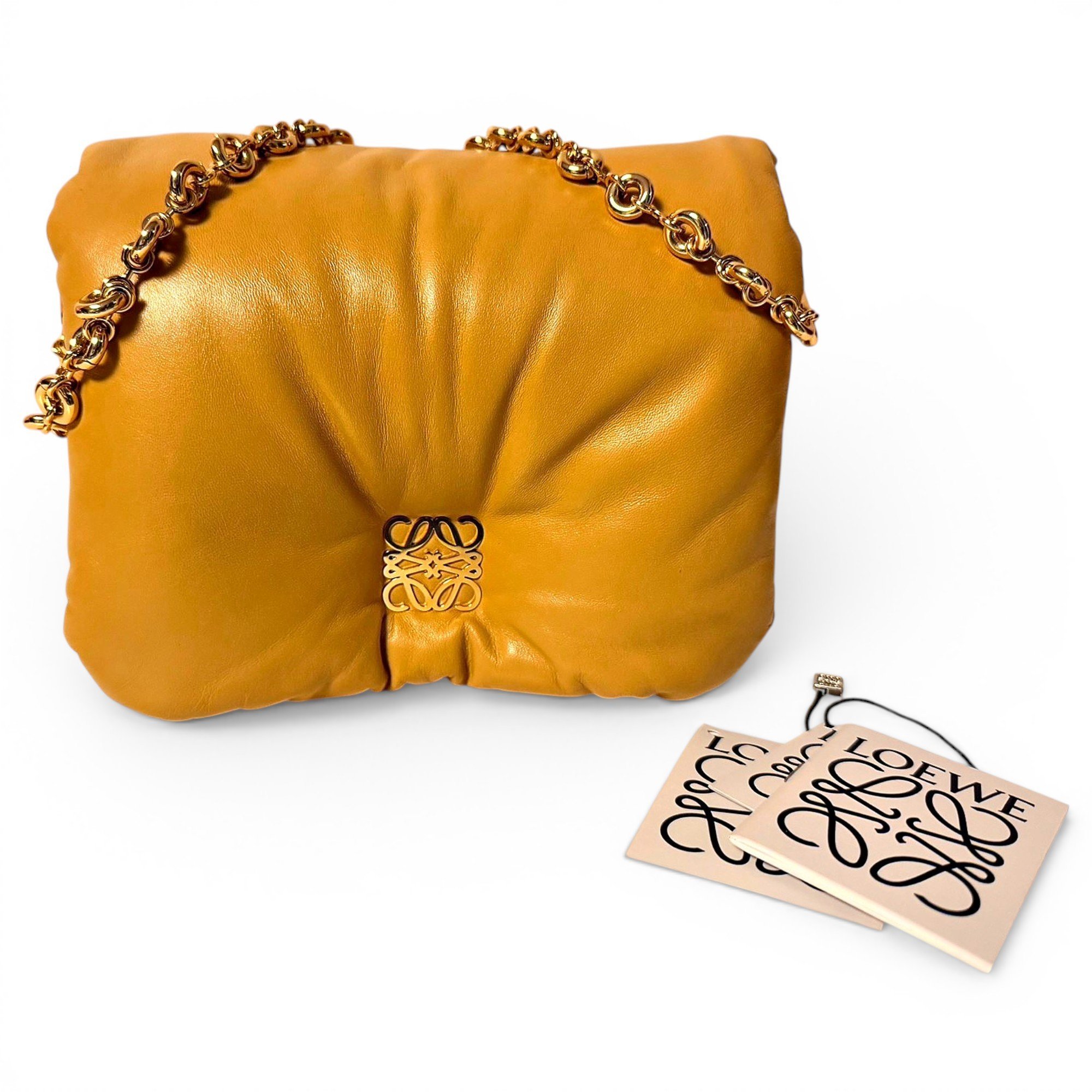 Goya Puffer leather handbag