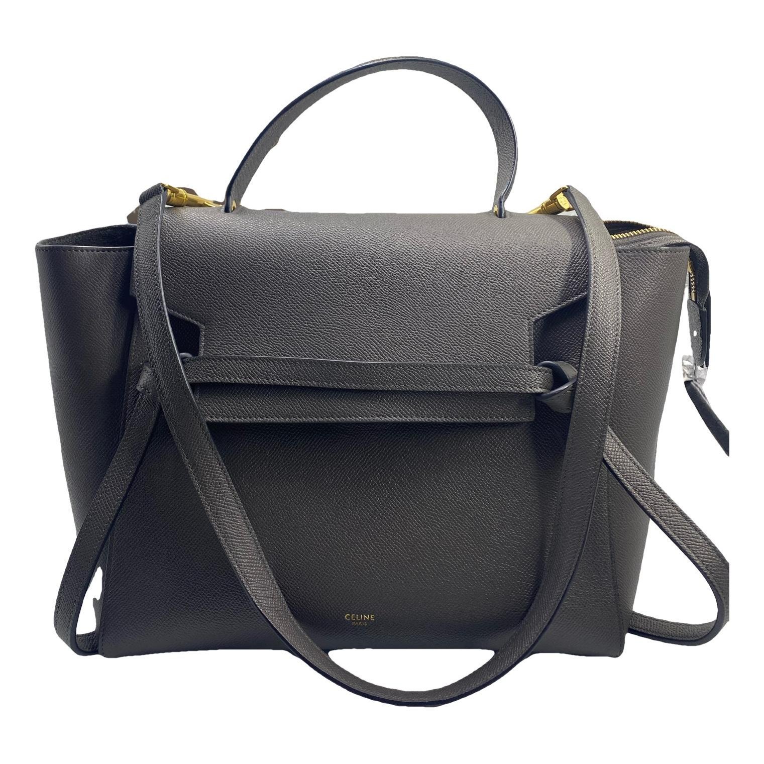 Belt leather handbag