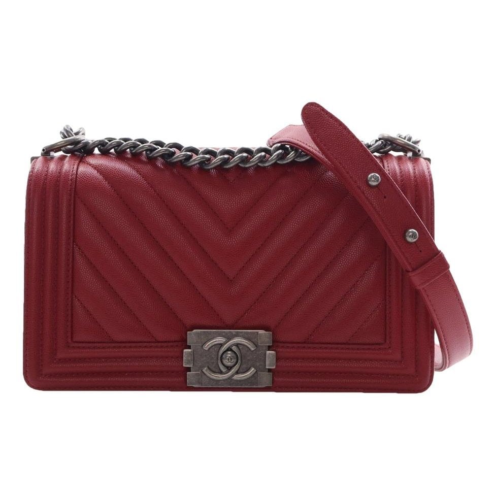 Boy leather crossbody bag