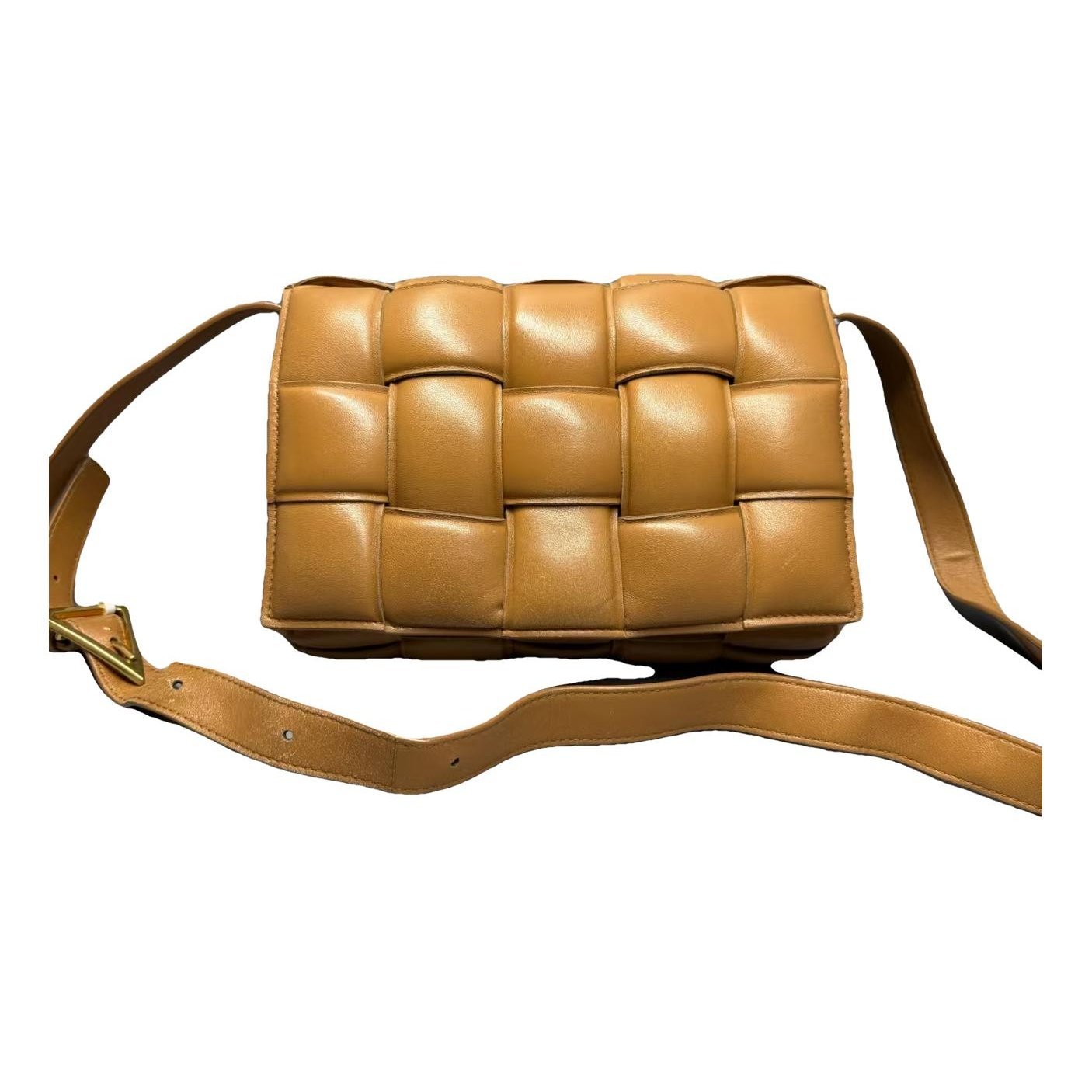 Cassette Padded leather crossbody bag