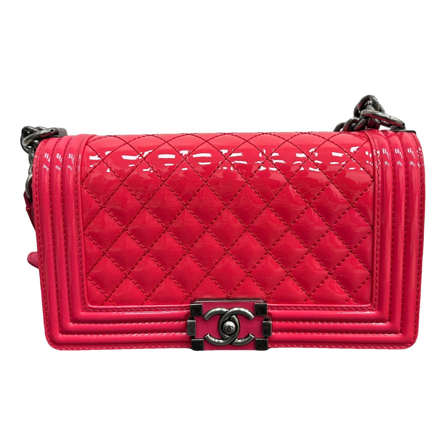Boy patent leather handbag