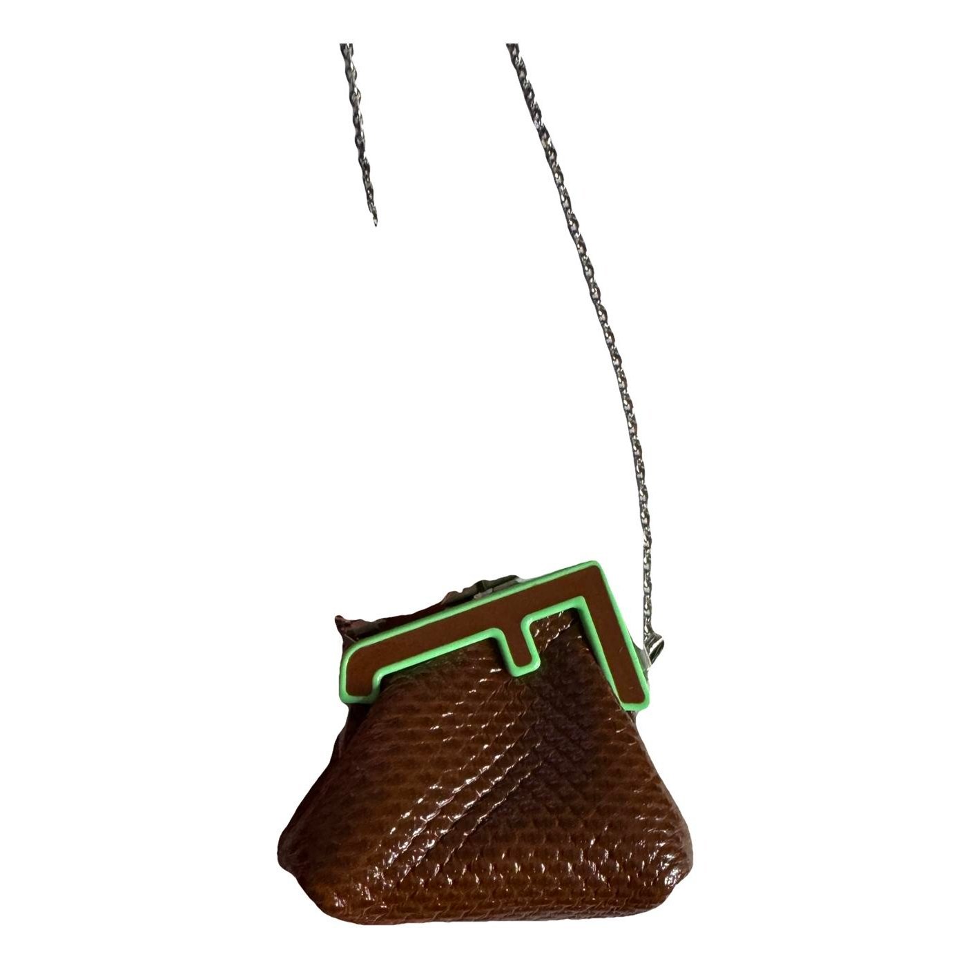 First leather mini bag