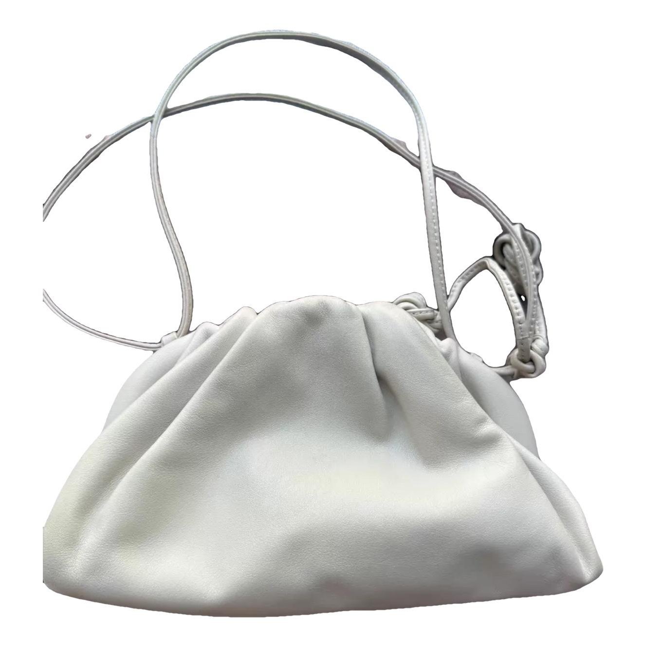 Pouch leather handbag