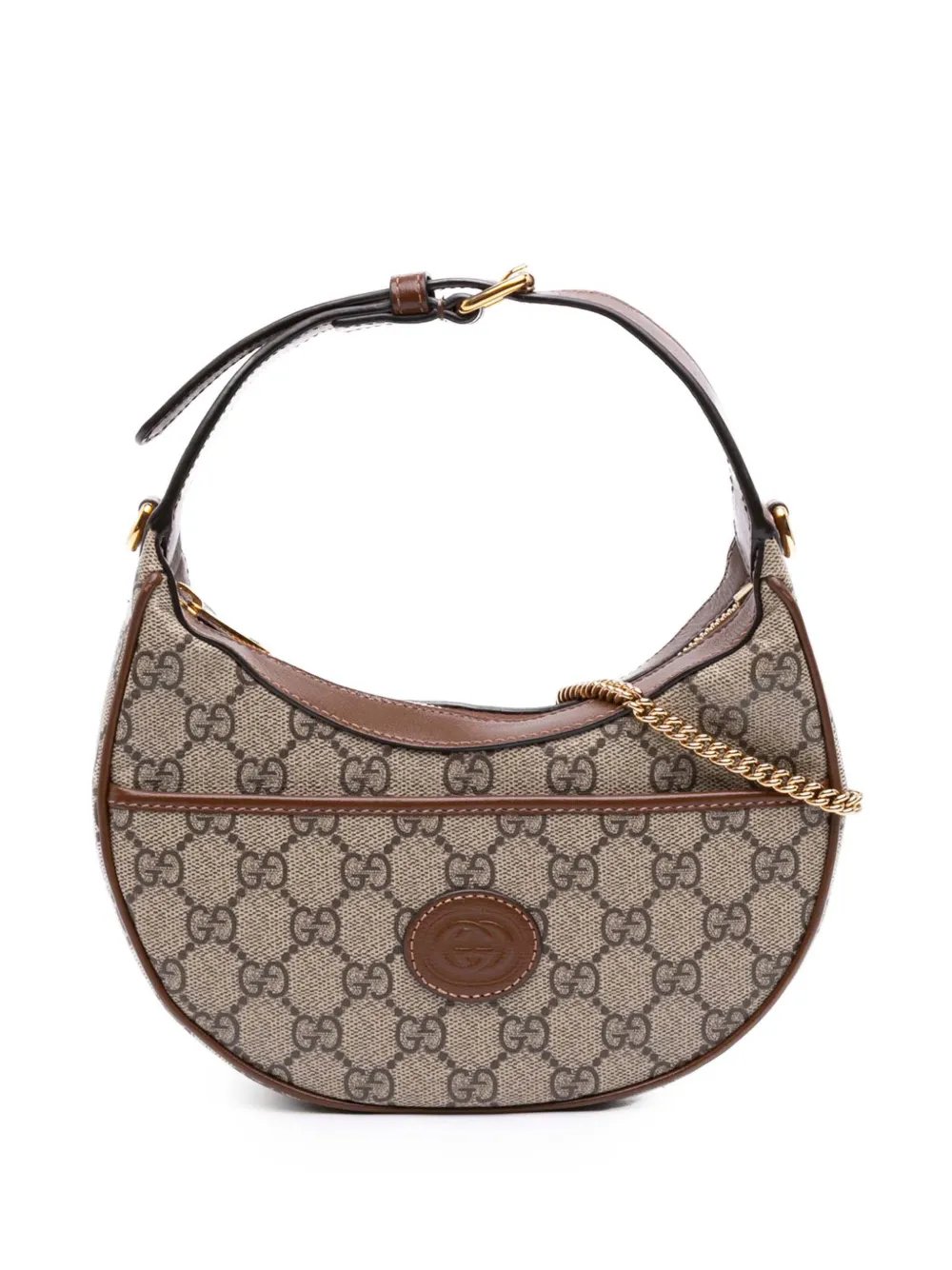 2016-2026 Mini GG Supreme Half Moon Bag satchel