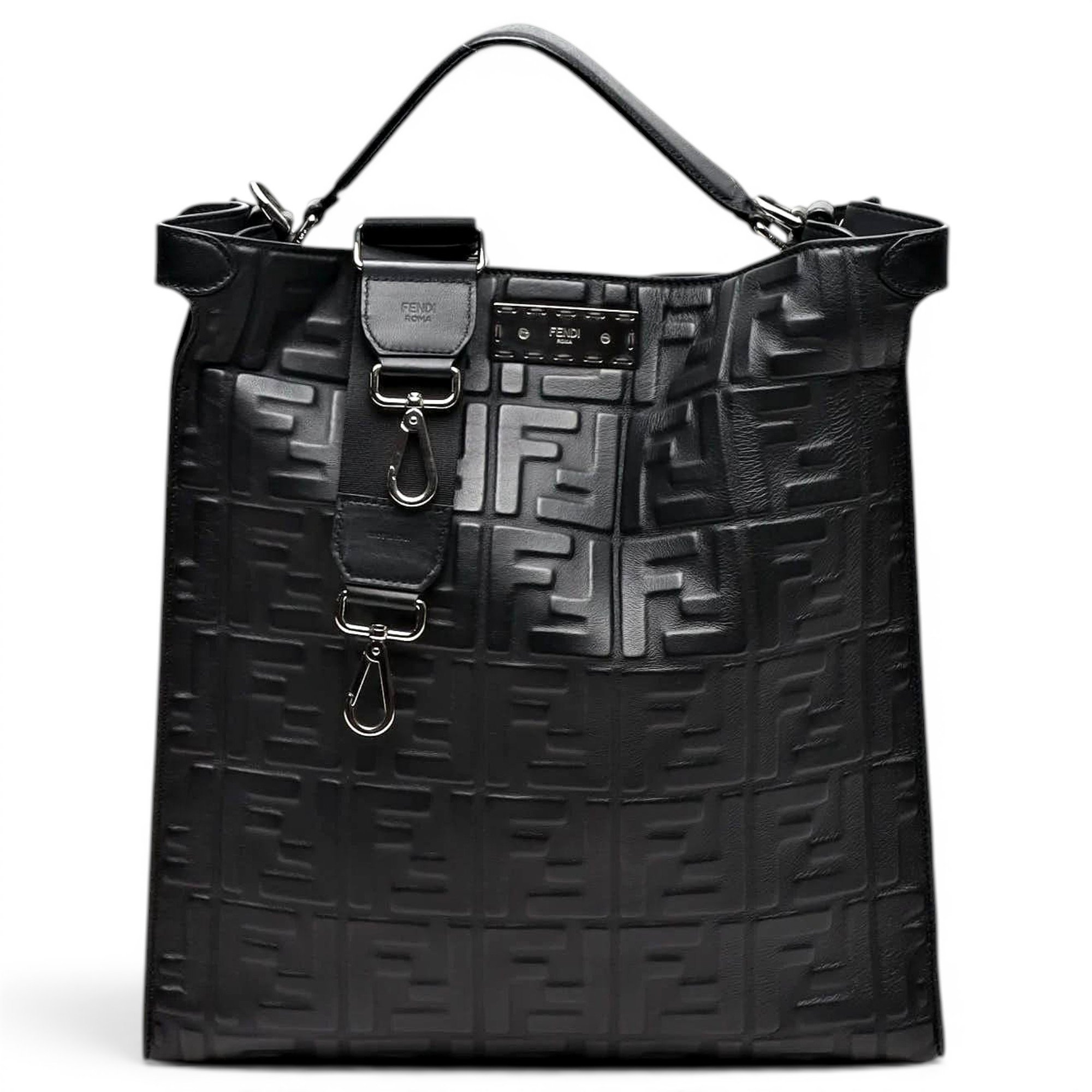 Peekaboo X-Lite leather tote