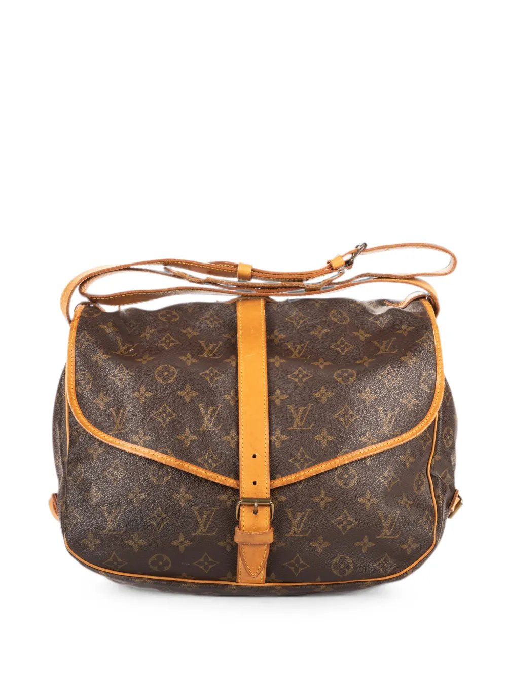 1992 GM Saumur Monogram canvas shoulder bag