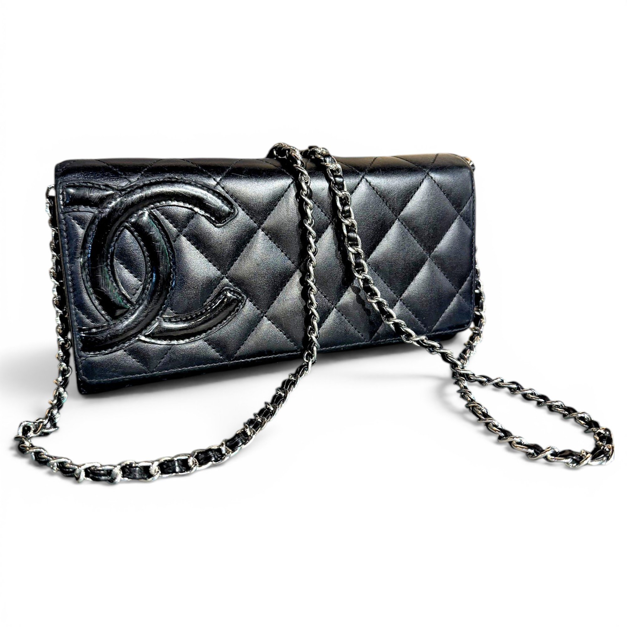 Wallet On Chain Cambon leather crossbody bag