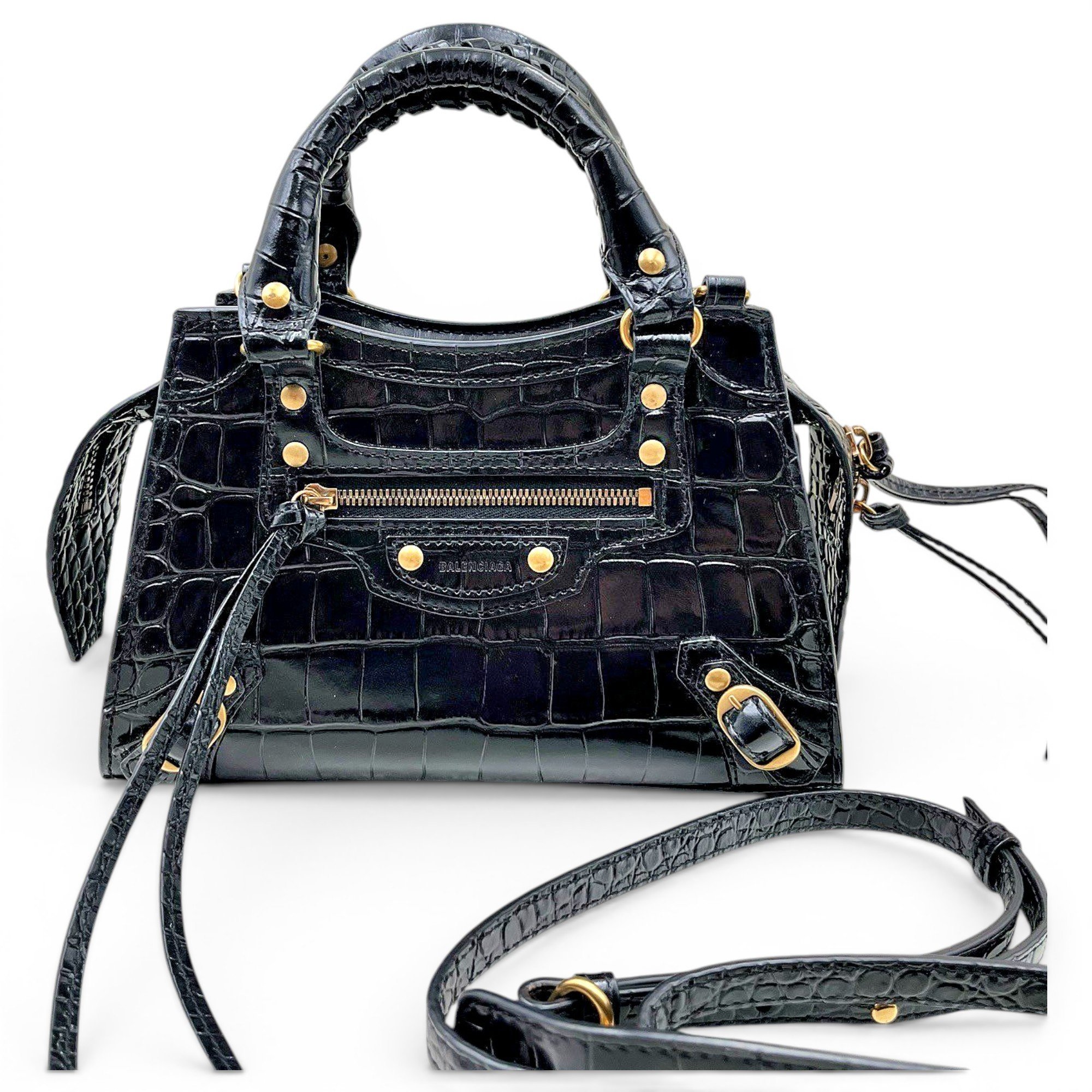 Neo Cagole City leather handbag