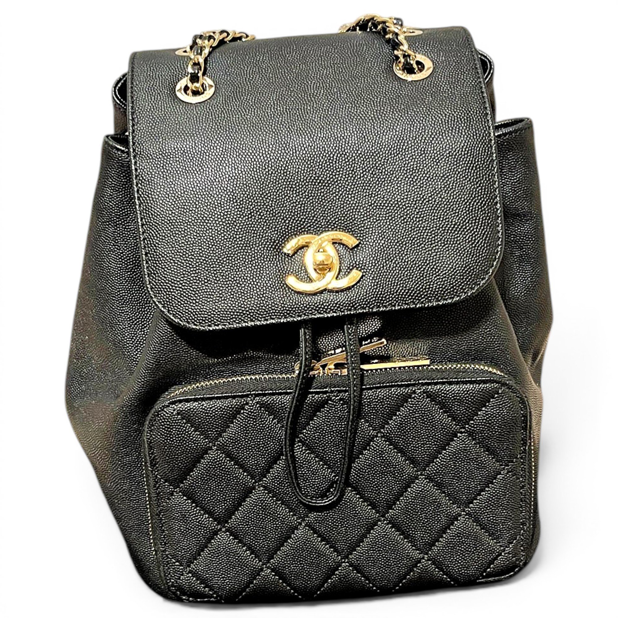 Leather backpack