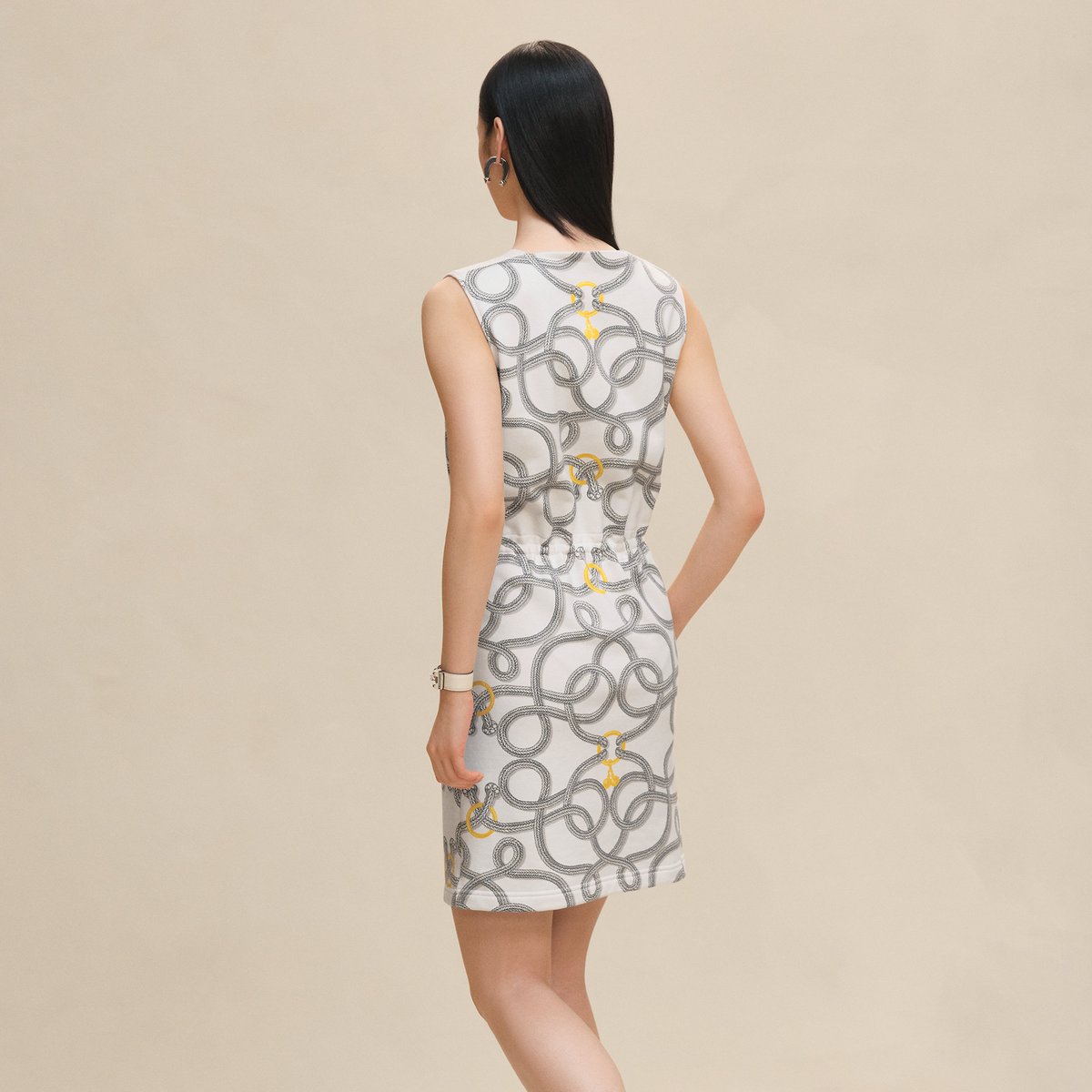 "Palefroi Remix" sleeveless dress