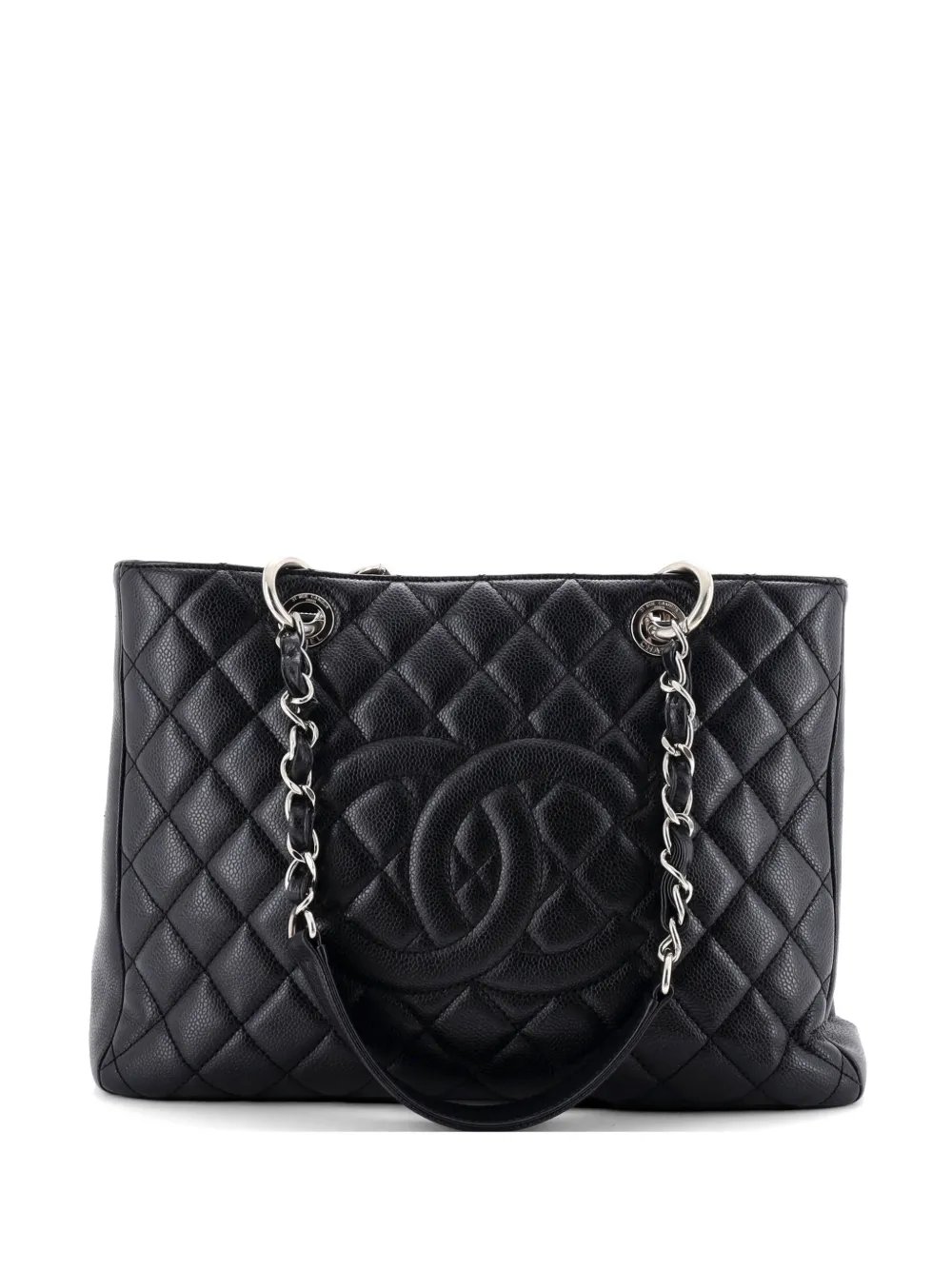 Grand Shopping Quilted Caviar tote bag