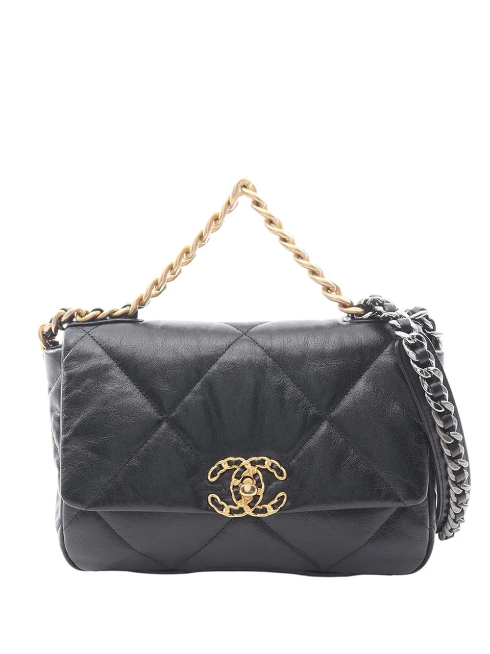 2019 Medium Lambskin 19 Flap satchel